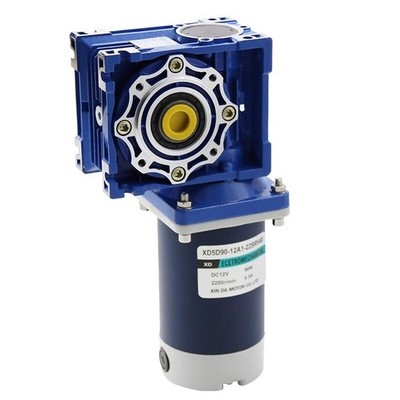 12V/24V Worm Gear Speed Reducer Gearbox Electric RV Gear Motor High Torque DC