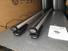 GENUINE THULE ROOF BARS AERO RACK VW TIGUAN MK1 PASSAT GOLF SKODA OCTAVIA ESTATE