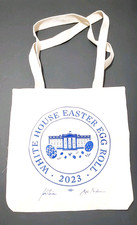 White House Easter Egg Roll 2023 Canvas Bag Basket - Biden Made In USA