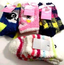 4X Socks Women's Snuggle Feet Rainbow Soft Cozy Warm Fuzzy Socks - Size 5/9