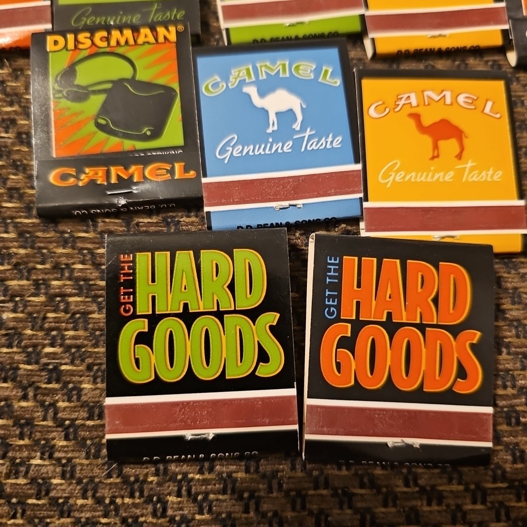 英プログレ Camel 国内盤紙ジャケット ボックスセット Lot Of 16 Vintage Unused FULL Camel Matchbooks Matches From 1991