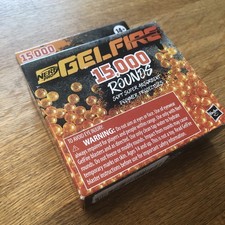 Nerf Pro Gelfire 15,000 Rounds NEW Refill Pack Sealed Water Absorbent Projectile