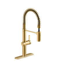 Kohler Haku Kitchen Sink Faucet- Gold/Moderne Brass - R38475-2MB