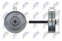 NTY Umlenk-/FüHrungsrolle, Keilrippenriemen U.A. FüR Seat, Skoda, VW