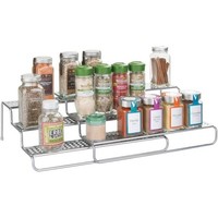 GewüRzregal Regal KüChenablage Organizer Mdesign Ausziehbar Metall Silber