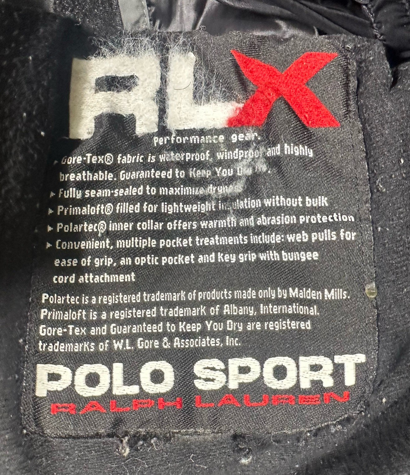 RLX Polo Sport Ralph Lauren Technical Ski Jacket Men’s L Gray Gore-Tex Hood READ thumbnail 19
