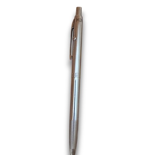 Vintage Fisher Space Pen Monroe Chrome Ballpoint Made in USA Pressurized Ink