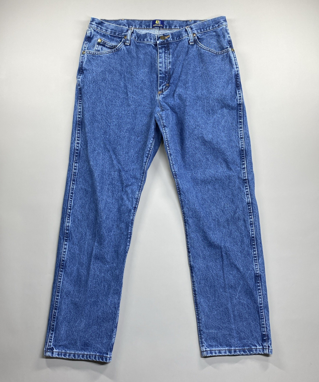 S 38x32 Blue 47mwz Regular Fit Cowboy Cut Denim Pants