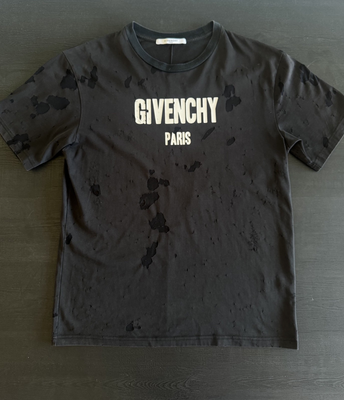 Givenchy Shirts Givenchy Bm70383y0b GIVENCHY DESTROYED T SHIRT