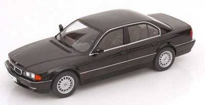 BMW 740i E38 1994 Black Metallic 1:18 Diecast Model Car | KK-Scale
