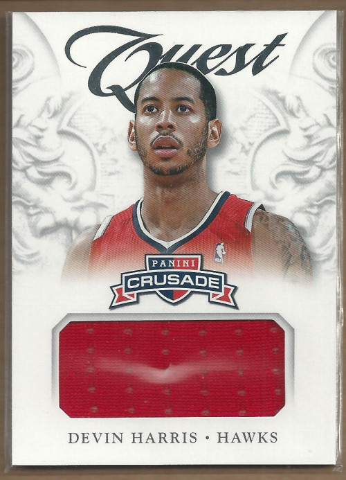 2012-13 Panini Crusade Quest Memorabilia #86 Devin Harris Jersey - BSK