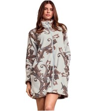 Lormar Pashmina PAS673825 Damen Mantel kurz warm Fleece Koralle