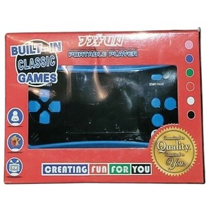 HigoKids Console de jeu portable intégré Jeux classiques écran bleu 2,5 pouces Nouveau