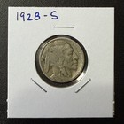 1928-S Buffalo Nickel Better Date San Francisco Mint 5C US Coin Collector — photo 7