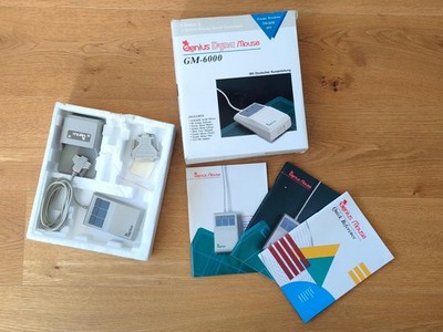 Retro Maus - Genius GM-6000 RS232 Serial COM-Port Kugelmaus mit 3 Tasten