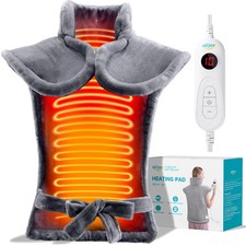 Heating Pad for Back Neck Pain Relief, 24"x33" Weighted, Auto Shut-Off