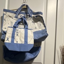 Blue & White baby bag, bottle bag and laundry...
