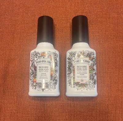NEW - Lot of 2 Poo-Pourri Toilet Odor Neutralizer Spray - 3.4 FL OZ 100 ML each