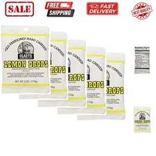 Claey's Old Fashioned Hard Candy Lemon, 6 Ounce - 5 Pack