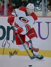 Jaccob Slavin Autographed Signed Carolina Hurricanes 8x10 Photo