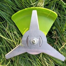 Cabezal de desbrozadora de cuchilla de recortadora de césped de 200 mm y 3 dientes para cortadora de césped eléctrica
