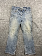 Levi Strauss Signature Womens Mid-rise Bootcut Leg Light Wash Jeans Size 8M