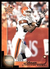 Kevin Johnson 2000 Leaf Rookies & Stars #22 Browns NFL READ FREE SHIPPING