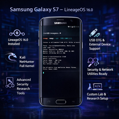 Samsung Galaxy S7 SM-G930F - 32GB - Kali Nethunter Full Kernel
