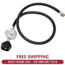 3 ft Gas One Propane Regulator and Hose BBQ Grill Burner Heater Connector