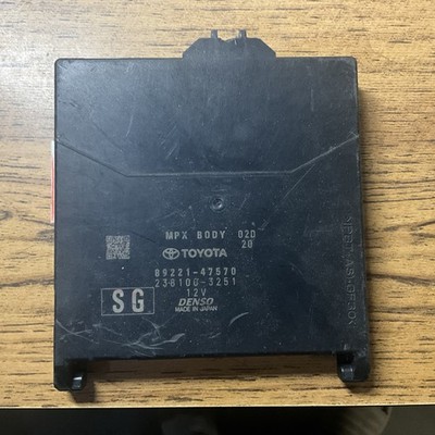2019-2021 TOYOTA PRIUS E MULTIPLEX NETWORK BODY CONTROL MODULE UNIT OEM