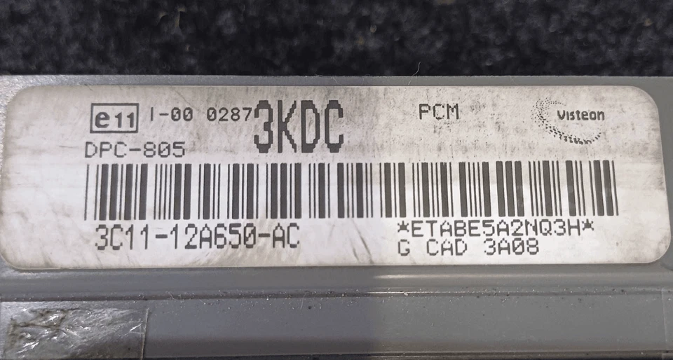 3C1112A650AC Centralina iniezione  FORD TRANSIT (FY) 300 2.0 TD (74Kw) PC-TM CMB - Immagine 4 di 4