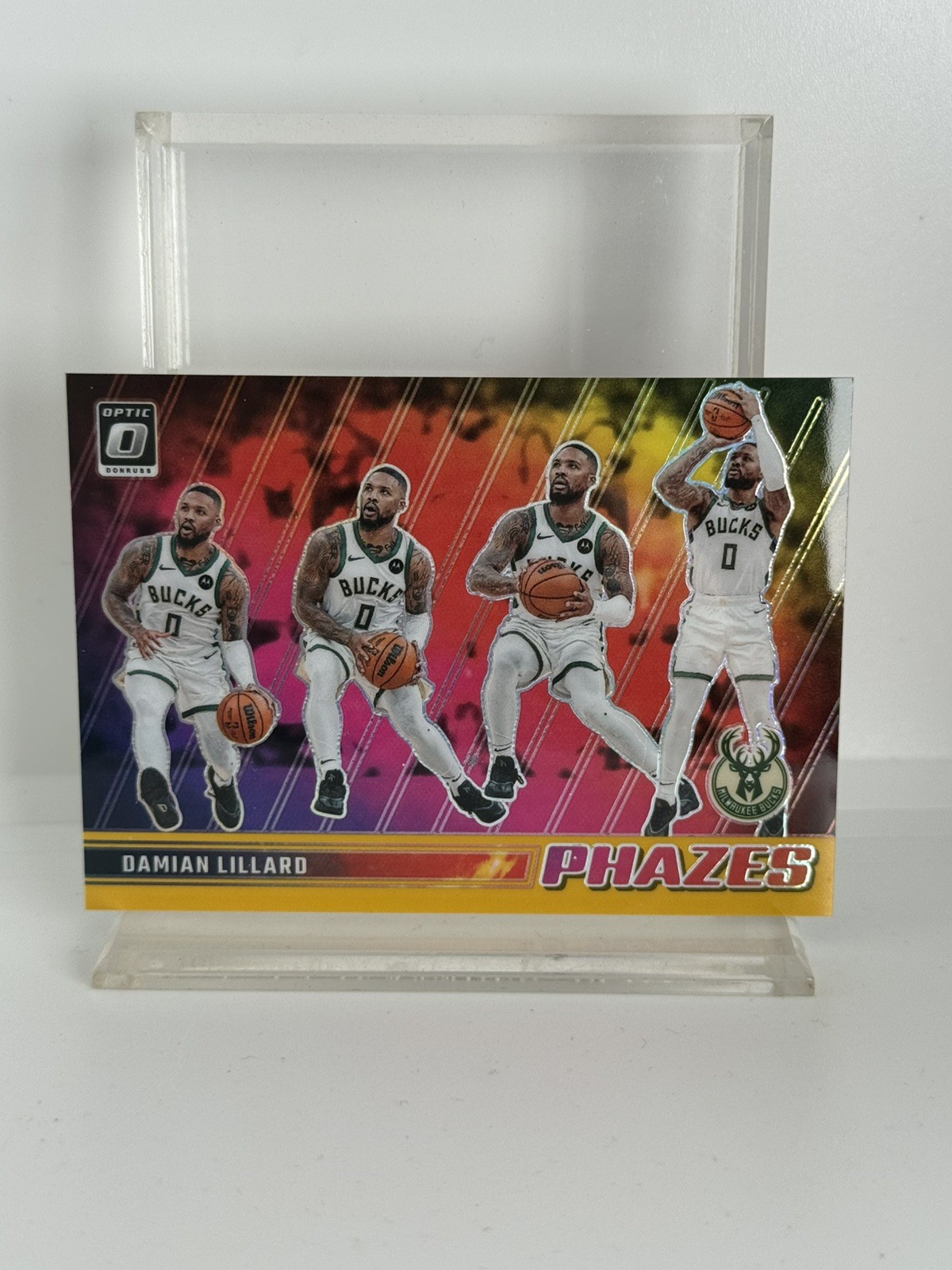 DAMIAN LILLARD 2023-24 DONRUSS OPTIC PHAZES /10 SSP #21