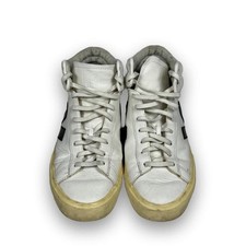 VEJA Minotaur Leather High Top Sneakers White Black Shoes Sz 41 US W 9.5 M 7.5