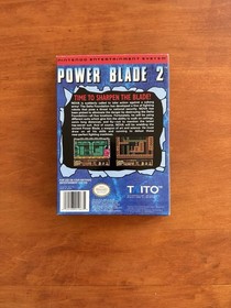 Power Blade 2 (Nintendo NES) Excellent Cond CIB Complete w/ Manual - Authentic