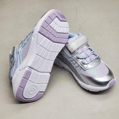 STRIDE RITE M2P Journey 3.0 Sneaker Shoes Toddler SZ 10W Silver Sparkle BG034705
