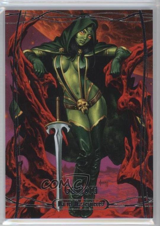 2016 Upper Deck Marvel Masterpieces 411/1999 Level 1 Gamora #34 02v3