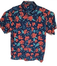 Bad Birdie Polo Shirt Mens XL Golf Performance Lightweight Modern Floral