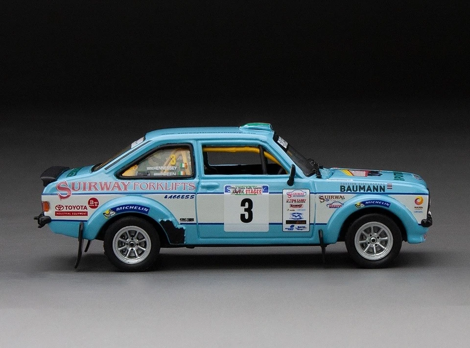 Sunstar 1:43 Ford Scorta RS1800 #3 C. Breen Galles Rally Ricambi Giaffa Fasi - Immagine 4 di 4