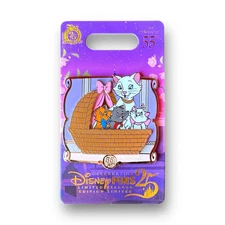 Disney Parks 2025 The Aristocats 55th Anniversary Duchess & Kittens Pin New