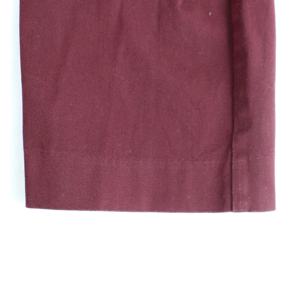 Worthington Wine Red Cotton Ankle Pants Women's Size 14 Good Condition - Image 3 of 4
