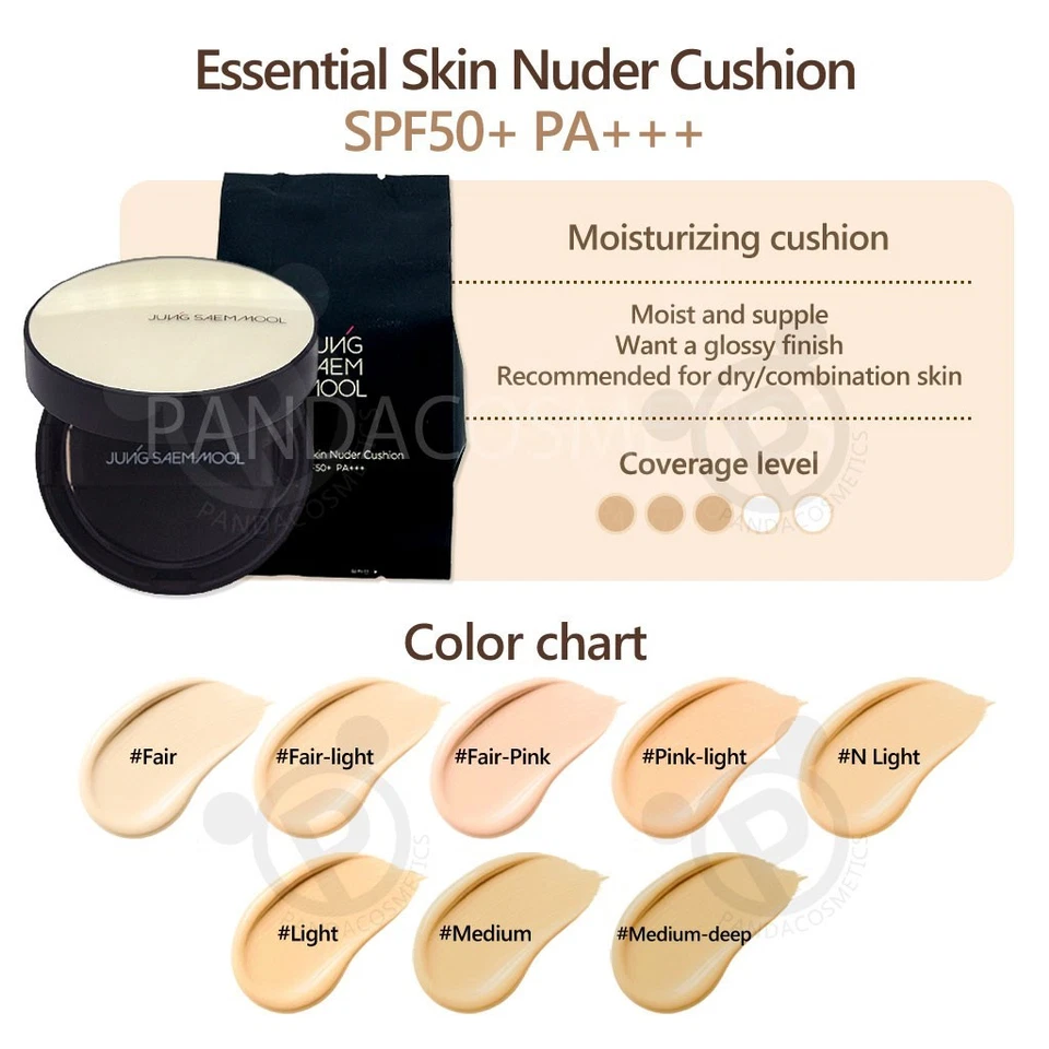 JUNGSAEMMOOL Essential Skin Nuder Cushion SPF50+ PA+++ (Main14g + Refill 14g) - Image 2 of 2