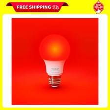 Red Light Sleep Bulb 670nm Natural Sleep Aid Lamp Blue Light Blocking 7W E26