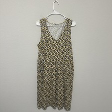 Boden Melinda Navy Daisy Sleeveless Floral Mini Dress Womens Size 12R Pockets