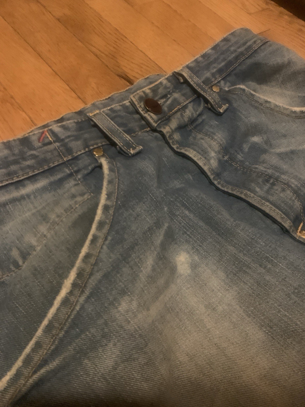 Vintage Levi’s Engineered Jeans 32x30 Twisted Leg Y2K Distressed Denim LEJ image 3