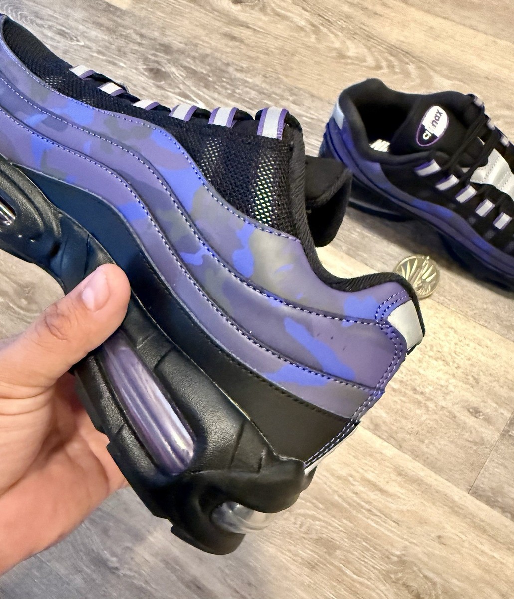 Nike Air Max 95 OG QS 'Purple Camo' Black Vast Grey HQ1973-500