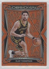 2023-24 Panini Obsidian Electric Etch Orange Flood 25/99 Klay Thompson #148 0n64