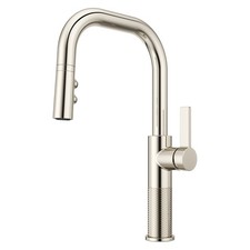 Pfister GT-529-MT Montay 1.8 GPM 1 Hole Pull Down Kitchen Faucet - Nickel