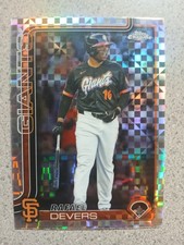 2025 Topps Update Chrome Rafael Devers X-Fractor #USC105