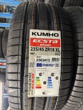 X 4 BRAND NEW tires tyres Kumho 235/45/18 98Y PS72 Tesla EV