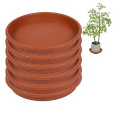 6pcs 12 Inch Plant Saucer-Durable Pot Tray for Floor Protection